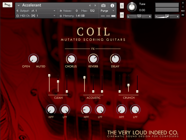 COIL: MUTATED SCORING GUITARS