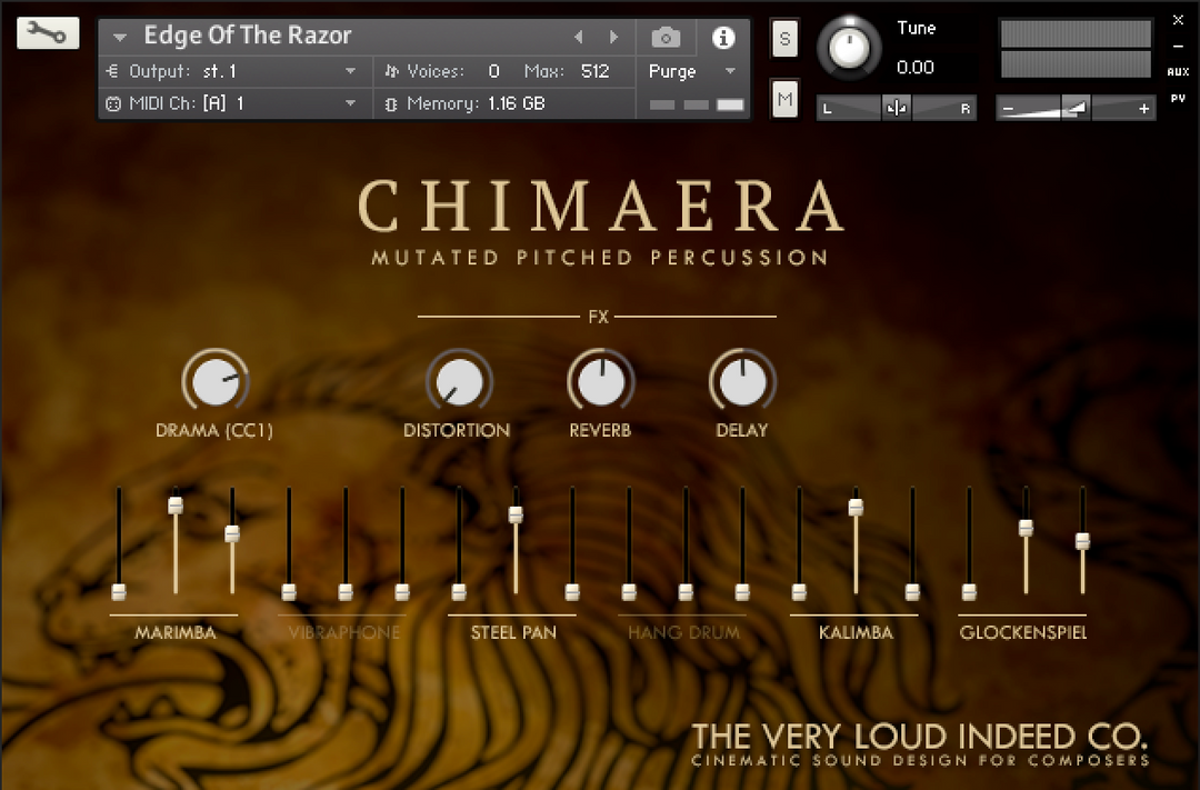 CHIMAERA: MUTATED PITCHED PERCUSSION